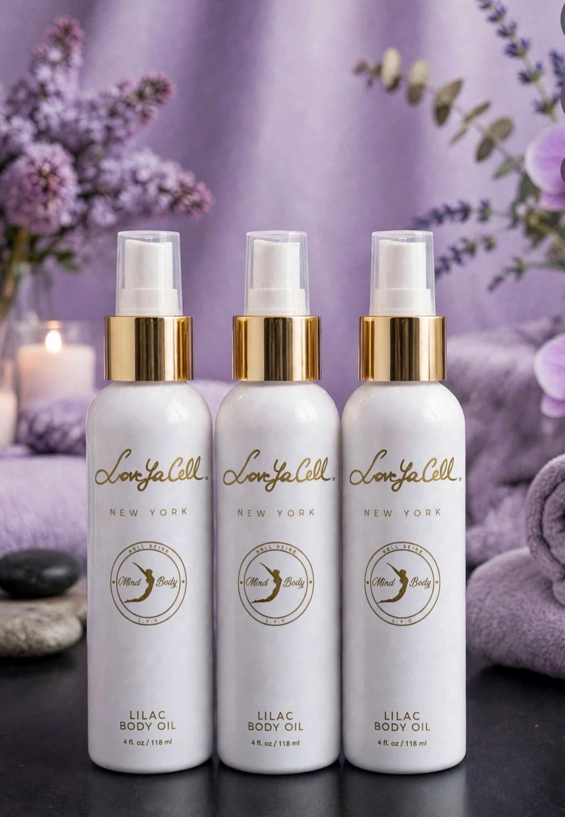 Lilac Body Oil 118ml(4oz) 3 for 36$