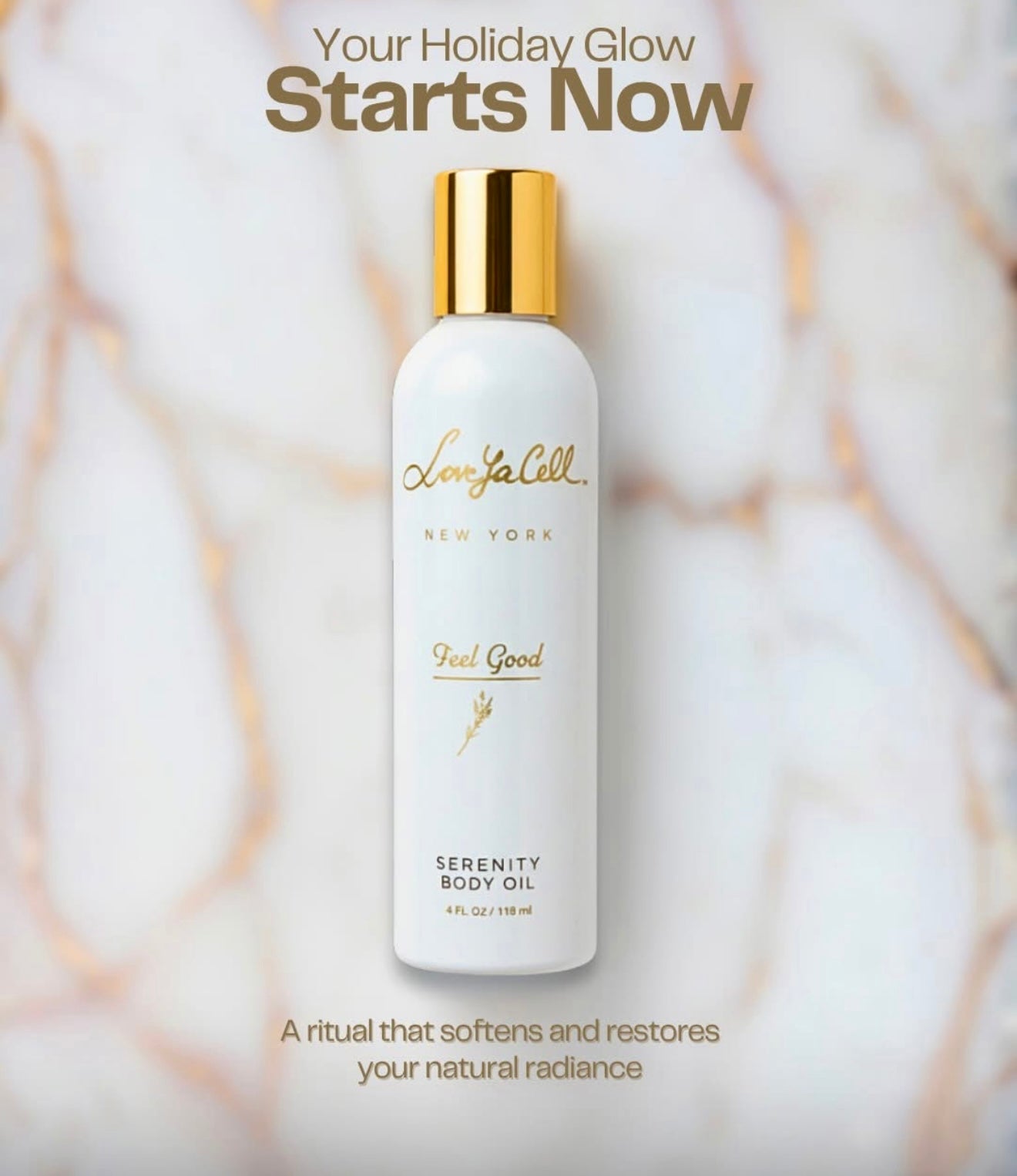 Serenity Body Oil California Rose & Lychee 118ml (4oz)