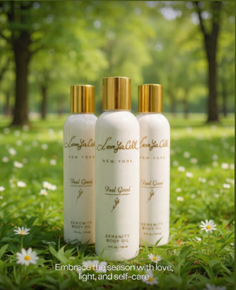Set of 3 Serenity Body Oil California Rose & Lychee 118 ml sale 3