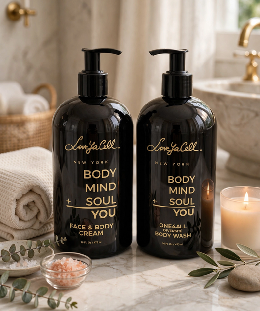 DIVERSITE ONE4ALL Body Wash & Body Lotion scent Vanilla and Moroccan oil for 473 ml each(16oz) Set 50$