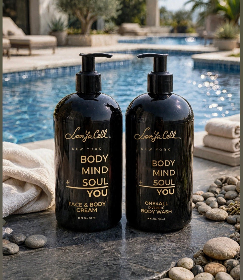 ONE4ALL DIVERSITE Vanilla & Maroccan Oil Set (body wash 16 oz & body lotion 16 oz)50$