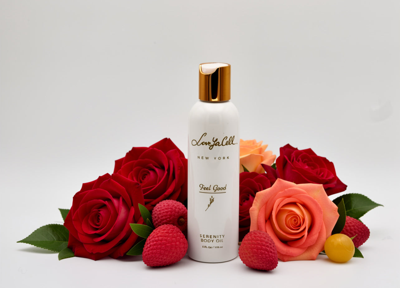 Serenity Body Oil  California Rose & Lychee